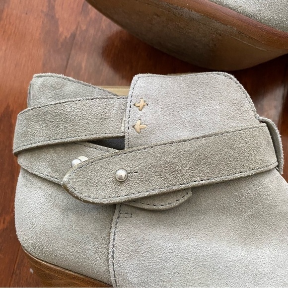 Rag & Bone Grey Suede Harrow Ankle Boots, Size EU 36 US 6 - Picture 8 of 16
